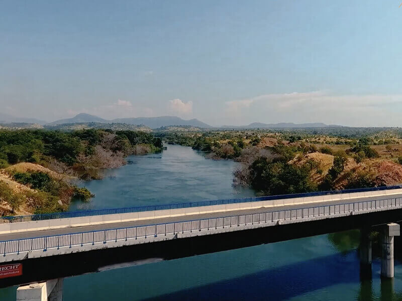 Bridge over a river